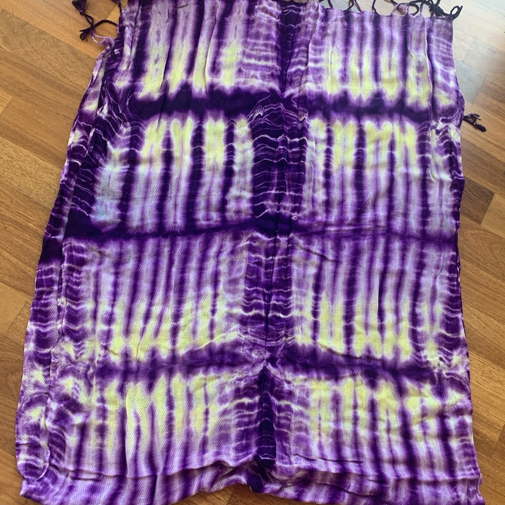 Tie dye scarf